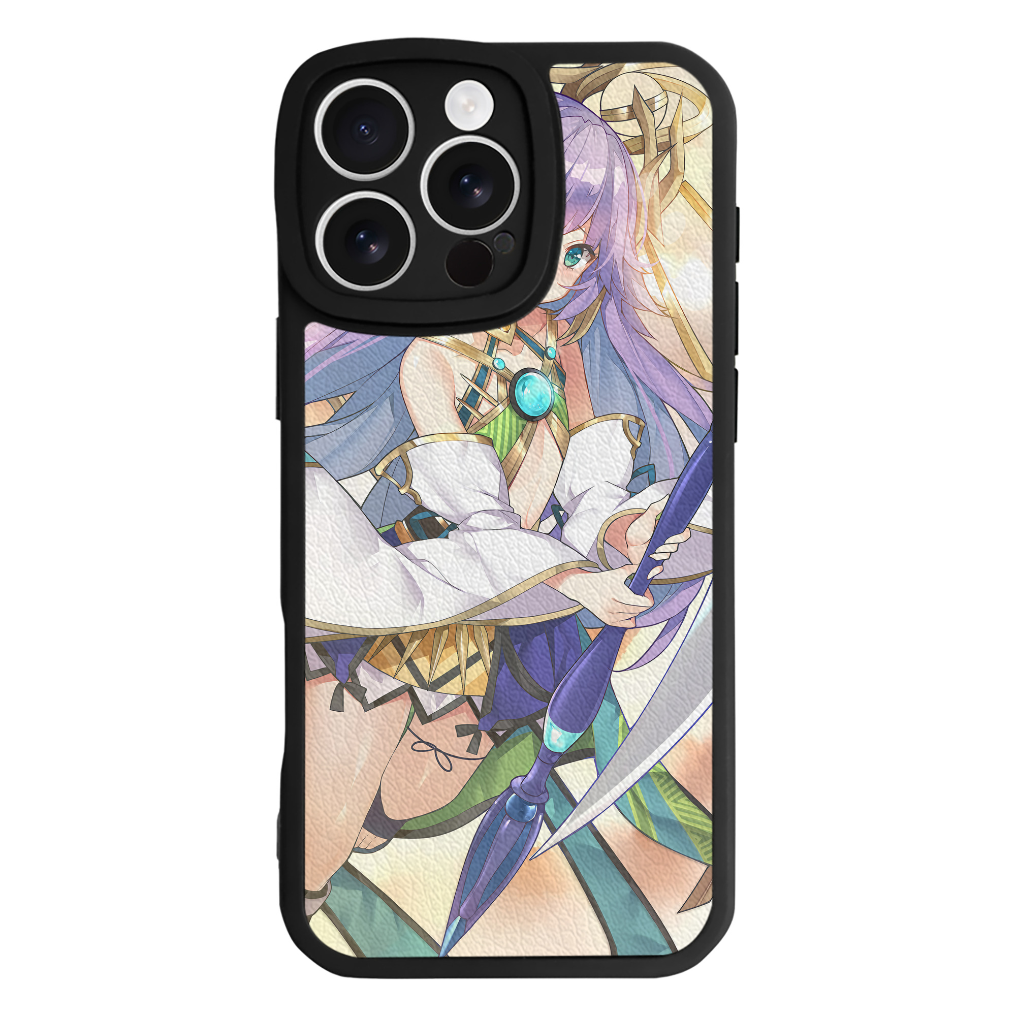 （画像用） 遊☆戯☆王 Yu-Gi-Oh! 【iPhone 16シリーズ対応】シリコンスマホケース（レザー調） 材質：シリコン